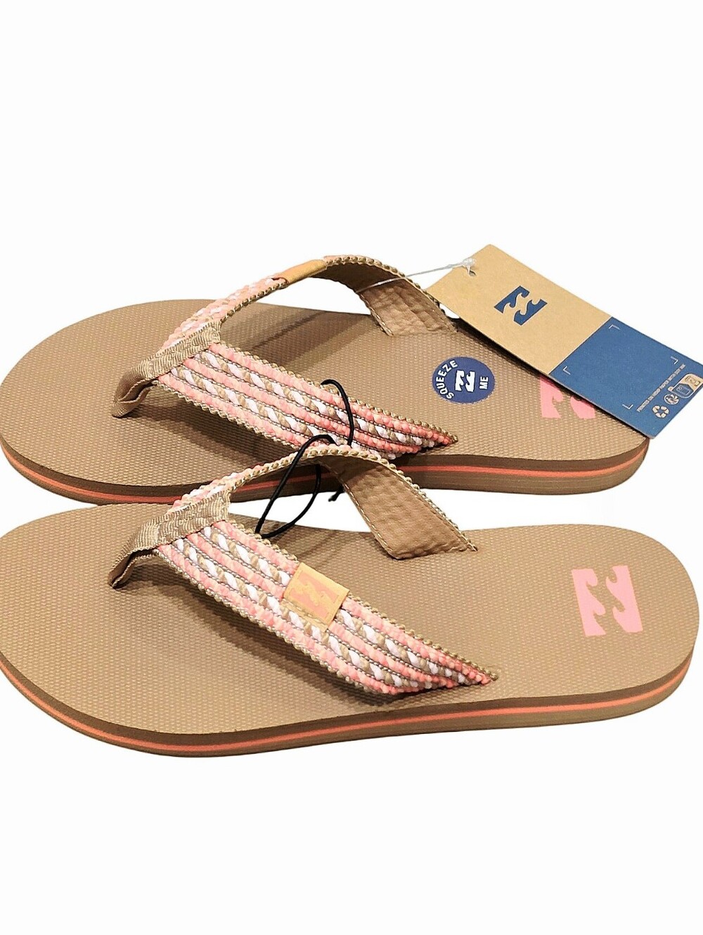 Billabong Ailani Braided Strap Flip-Flop Sandals